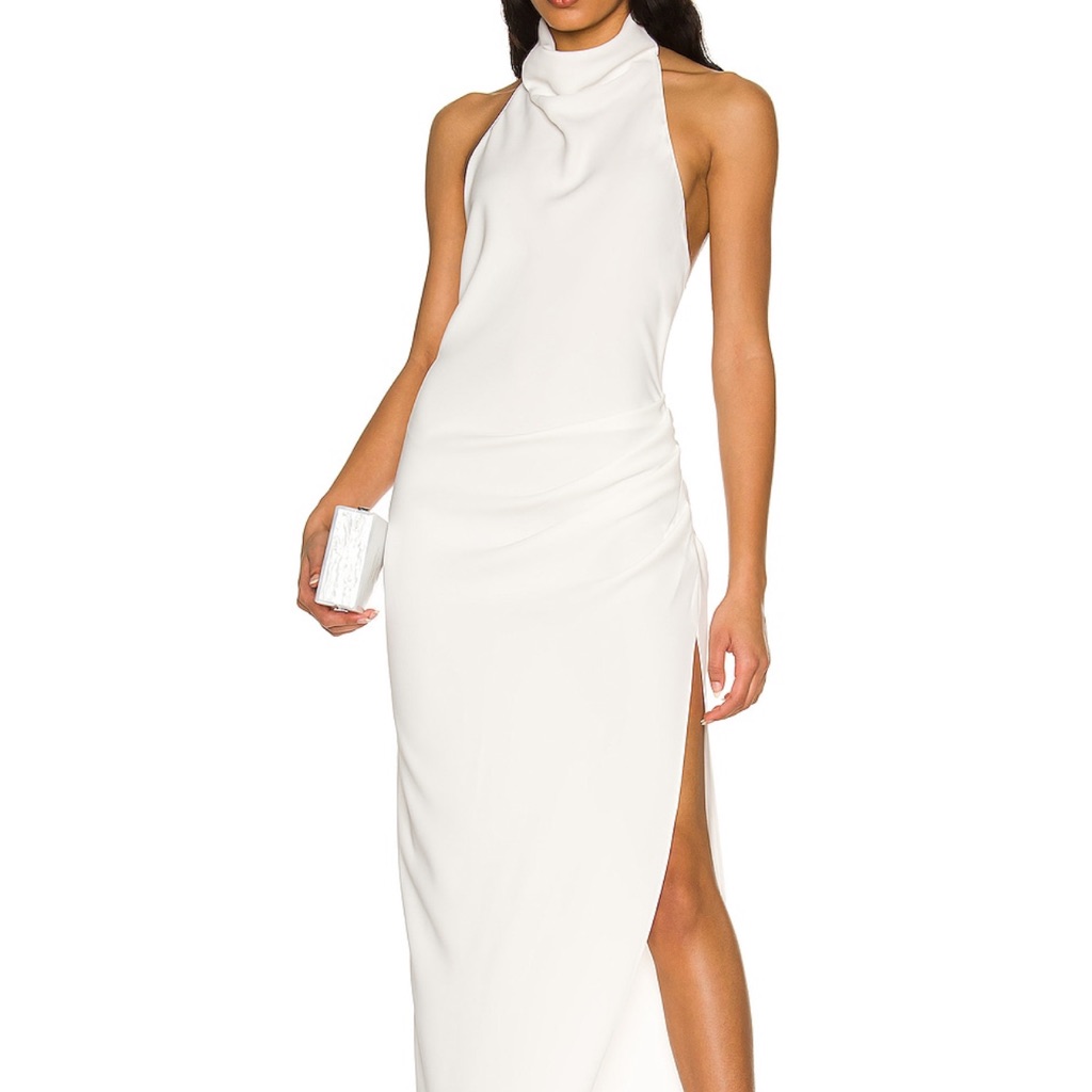 Samba Gown In Ivory Amanda Uprichard